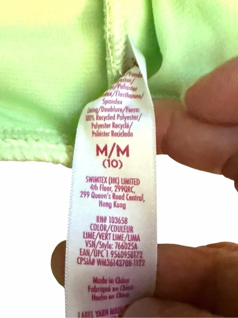 Justice Crinkle Cut Textured Bikini Top Ruffle Bottoms Girls Size 10 Lime Green